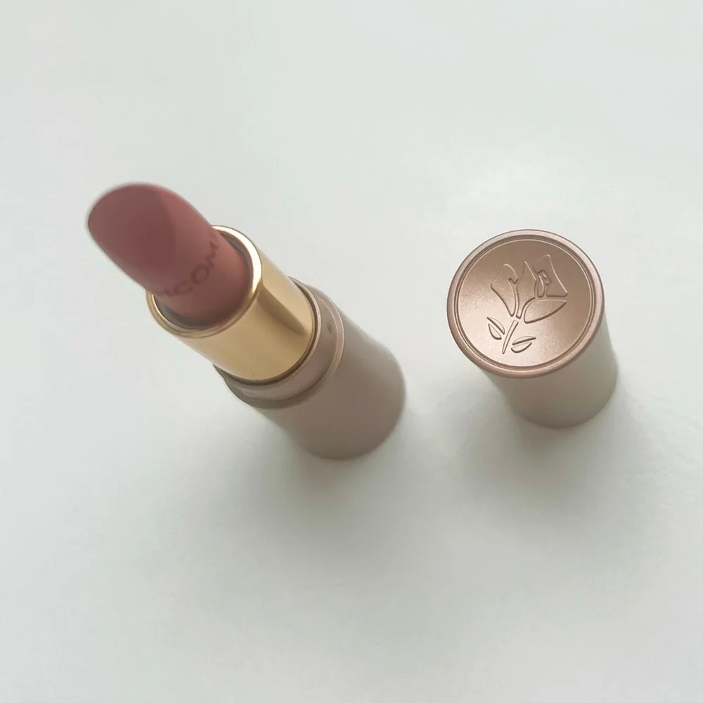 🆕 No Tag Lancôme Mini L'ABSOLU Rouge Cream Lipstick in color 274 French Tea.